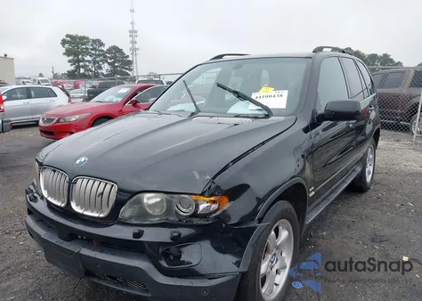 2005 BMW X5 4.4I из США, поврежденный, VIN 5UXFB53515LV16915